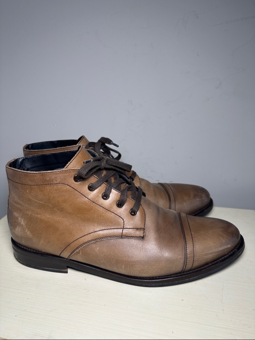 Thursday Boot Company Brown Leather Chukka Boots